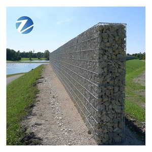 Hình chữ nhật gabion bức tường 4mm 4x2x1 vườn xây dựng Hàn đá giỏ gabion & đá tường giá - Product Image 5