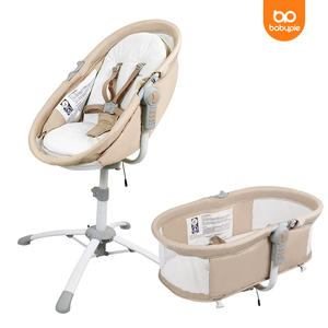 2025 nouvelle usine chaude en stock 4 en 1 bébé chaise berçante bébé balançoires infantile Portable pliant bébé <span class=keywords><strong>lit</strong></span> à bascule - Product Image 2