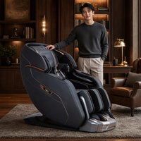 Fauteuil de massage électrique haut de gamme avec option double mécanisme et détection de santé pour les professionnels de la santé à domicile de luxe