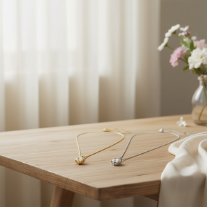 Collier pendentif Zi en or, argent, acier inoxydable, lettre E, à porter tous les jours, bijoux de mode pour femmes - Product Image 4