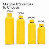 Bouteille d'eau en acier inoxydable à double paroi isolée, écologique, avec logo personnalisé, pour le sport, le camping, les boissons chaudes/froides