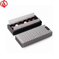 Boîte à bonbons et chocolat, 10 pièces, emballage de confiserie, boîte oem carton avec plateau en papier