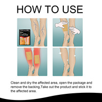 Pansement pour veine du mollet hypoallergénique, auto-adhésif, pour le confort des jambes, personnalisable ODM, pour usage domestique, tous types de peau, longue durée, portable