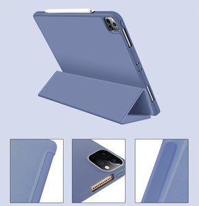 Ốp Gập Thông Minh Bằng TPU Mềm, Thiết Kế Mới 2020, Bao Da Chống Sốc Cho Apple <span class=keywords><strong>iPad</strong></span> 7, 10.2 - Product Image 6