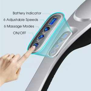 2023 LCD-Display Chiropraktik Percussion Massage gerät Handheld Deep Tissue Wiederauf ladbar & Adapter Handy Massage gerät - Product Image 6