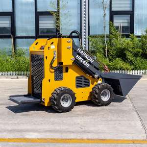 LIVRAISON GRATUITE Mini-chargeuse compacte diesel avec godet et divers accessoires, mini-chargeuse à pneus - Product Image 4