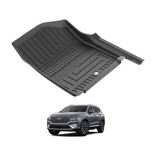 TXR 3D 5D negro TPE Material alfombrillas de coche piezas de protección de coche cubierta completa accesorios de coche para HYUNDAI SANTA FE 2018-2023 - Product Image 6