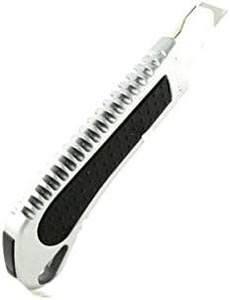 Couteau de découpe miniature 18 mm le plus vendu, couteau à papier peint industriel portable avec lame en acier et manche en plastique - Product Image 2