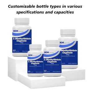 Capsules de L-Méthylfolate (5-MTHF) OEM/ODM : Emballage Personnalisé en Usine, Plusieurs Designs d'Étiquettes, Options Bouteille + Boîte et MOQ Flexible - Product Image 2