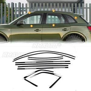 Bande décorative pour fenêtre de voiture, cadre de porte en acier inoxydable, composants extérieurs pour Audi Q5 2010-2018, Kit carrosserie, accessoires de voiture - Product Image 4