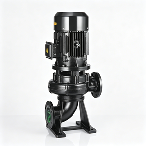 Pompe centrifuge verticale pour eaux usées LW avec rotation à 360°. Pompe de levage rotative à bride pour eaux usées municipales et de revêtement industriel - Product Image 1