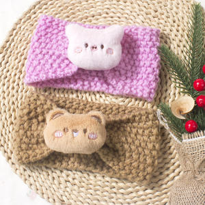 Düğüm bebek kız kafa tığ bandı yenidoğan sıcak hayvan Hairband yürüyor türban saç aksesuarı Accessory - Product Image 6