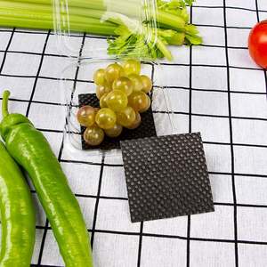 แผ่นซับน้ำมันเนื้อสัตว์/อาหารสีขาว/ดำแบบใช้แล้วทิ้ง สำหรับปลา สัตว์ปีก อาหารทะเล ผัก ปลอดภัยต่ออาหาร เป็นมิตรกับสิ่งแวดล้อม - Product Image 6