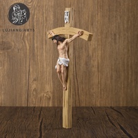 Croix murale de jésus Christ, décoration murale religieuse en résine, pour la maison, cadeau de pâques
