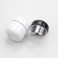 Pot vide en plastique PET/HDPE à l'épreuve des enfants de 90ml avec fond rond et bouchon