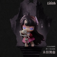 52TOYS Original Lilith Nocturnal Shroud Blind Box Figurines de Fille Style Gothique Sombre 6+1 Modèles Cachés Poupée de Collection Ensemble Complet