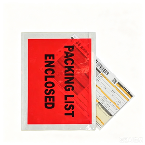 Bolsa de Envío Transparente de Polipropileno de 2.5 Mil, Impresa en Offset, con Etiqueta para Documentos Adjuntos, Embalaje Protector para Envío de Documentos - Product Image 3