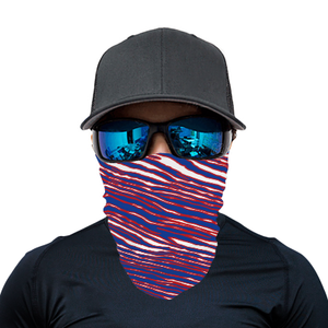 Individuelles Design Fußball Buffalo Zebra Druck-Gesichtsmaske Gesichtsbezug und Bandana - Product Image 5