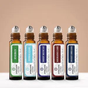 Mélange d'huiles essentielles OEM, aromathérapie, ml, pour le soulagement de l'anxiété et du Stress, apaise, parfum, calmant, mieux sommeil