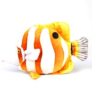 Joli jouet en peluche de haute qualité Ocean Buddies Copperband Butterflyfish en tissu de coton avec remplissage en coton PP - Product Image 2