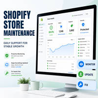 Maintenance personnalisée des boutiques Shopify, service de maintenance Shopify, développement de sites web pour web et mobile avec mises à jour des produits LionCreate