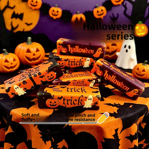 Cross-border New Product Halloween-themed PU Butter Stick Squishy Slow-Rebound Stress-Relief Creative Pumpkin Squeeze Toy - Product Image 5
