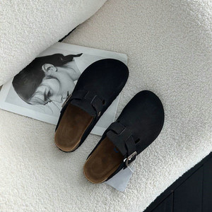 Pantoufles Tikoi de luxe certifiées UE Sandales doublées en cuir de vachette Sangle arrière réglable Birkenstocks <span class=keywords><strong>Sabots</strong></span> alternatifs pour hommes Vente en gros - Product Image 5