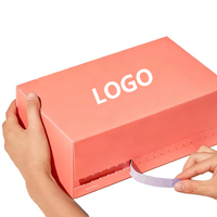 Emballage de luxe pour boîte mystère, boîtes d'expédition en carton ondulé avec bande de déchirement pour boîte d'abonnement, personnalisables avec logo pour cadeau surprise