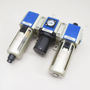 Airtac 1/4 1/2空気圧FRLコンビネーションユニットGC200-08 GC300-08 GC300-10 GC300-15 GC400-15フィルターレギュレータ潤滑装置継手 - Product Image 1