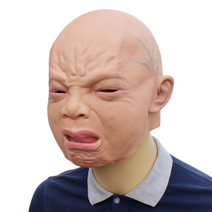 Máscara Facial Completa de Látex, Terrorífica y Aterradora, de Bebé Llorando, para Disfraz de Halloween, Navidad, Cosplay, Clásica para <span class=keywords><strong>Adultos</strong></span> - Product Image 2