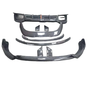YICKU Kit Carrozzeria Stile AT per <span class=keywords><strong>Audi</strong></span> <span class=keywords><strong>Q3</strong></span>, Labbro Anteriore, Diffusore Posteriore, Spoiler, Ala Superiore in Fibra di Carbonio - Product Image 1