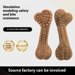Tiges de meulage de dents pour animaux de compagnie et jouets en os de chien Jouets à mâcher de simulation résistants à <span class=keywords><strong>la</strong></span> déchirure pour les grands chiens pour évacuer <span class=keywords><strong>la</strong></span> colère - Product Image 5