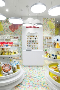 Conception de <span class=keywords><strong>magasin</strong></span> de bonbons moderne conception 3d <span class=keywords><strong>magasin</strong></span> de bonbons rendu mise en page meubles à vendre - Product Image 4