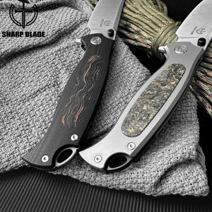 سكين جيب مخصص من Yeeيد بمقبض من التيتانيوم للطحن باستخدام الحاسب الآلي ، سكين قابل للطي ، دروبشيبينغ مع دعم OEM - Product Image 4