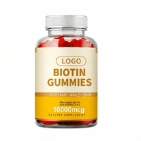 Complément Alimentaire en Gummies de Collagène, Vitamine C, B12 et Biotine 10000mcg pour la Croissance Rapide des Cheveux, Peau et Ongles – Marque Blanche en Gros