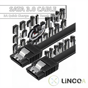 Phổ tốc độ cao SATA3.0 Cáp dữ liệu PVC Áo khoác cổng nối tiếp SSD Ổ đĩa quang 3A sạc nhanh Braid DVD Burner <span class=keywords><strong>3</strong></span>.0 cáp - Product Image 6