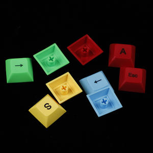 <span class=keywords><strong>DSA</strong></span> Profil Wasd Touches Directionnelles Cap Esc Pbt Sublimation Thermique <span class=keywords><strong>Keycaps</strong></span> pour Claviers Mécaniques Rouge Jaune Bleu Vert Keycap - Product Image 2