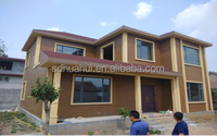 Casa Prefabricada de Dos Pisos con Estructura de Acero, Villas de Acero Ligero, Uso en Hoteles de Lujo, Ecológica, Impermeable, Duradera, Oficina China