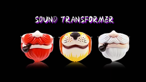 Chenhai SamToyCn pengganti suara Lion masker anak-anak interaksi mulut plastik Headgear pesta masker mainan dengan cahaya dan USB - Product Image 5