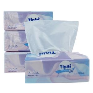 Papel tisú con logotipo personalizado, supersuave, 3 capas, pulpa de madera virgen, paquete suave de pañuelos faciales - Product Image 3