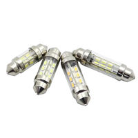 Ampoule LED Festoon C5W C10W 12V 24V 16/24SMD Canbus, lumière LED pour intérieur de voiture, miroir, lampe de lecture avec couvercle, 31/36/39/42MM