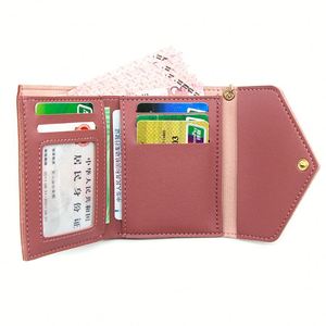 New Fashion Women's Short <b>Wallet</b> with Tassel, Trifold Mini Purse Card Holder Coin Purse for Promotional Gifts - Product Image 4