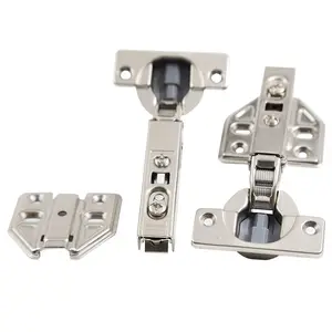 Brand New Furniture Hardware Hinge Gold Door Damping High Wuality Ss 2Inch Soft Closing Hydraulic Cabinet Hinges