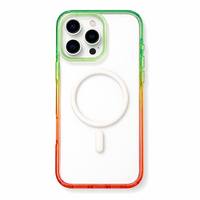 Coque de téléphone magnétique dégradée colorée en acrylique pour iPhone 17 16 Pro Max, antichoc, protection, nouveau design, vente en gros