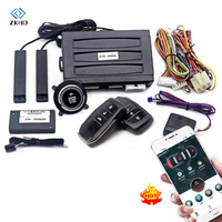 Alarme de Voiture avec Télécommande, Recherche de Voiture, Démarrage et Arrêt Automatique à un Bouton, Système d'Entrée sans Clé, Kit de Démarrage à Distance Intelligent UTE 1000A