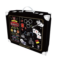 Kit de tours de magie STEM - Argenté, en métal, éducatif, pour les 8 ans et plus, adapté aux débutants, magie de close-up, nouveauté, blagues, farces, CE