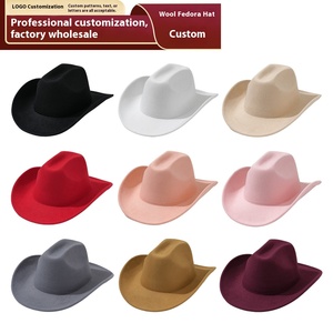 Chapeau de cowboy occidental avec broderie de logo personnalisée, impression par transfert thermique, impression 3D - Product Image 6