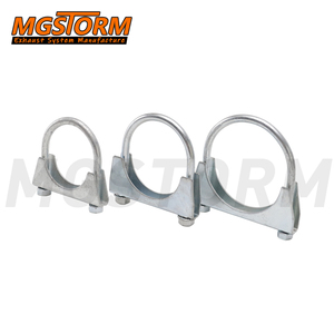 Kit de colliers de serrage robustes en acier inoxydable de type U pour raccord et connexion de tuyaux d'<span class=keywords><strong>échappement</strong></span> automobiles - Product Image 1