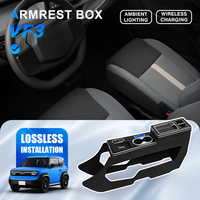 Boîte de rangement pour accoudoir de console centrale, accessoires automobiles pour VinFast VF3
