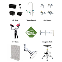 CARTMAY Mesas de Laboratorio de Diseño Chino Moderno en Metal/Madera, Tamaños Personalizados, Muebles Escolares, Mesas de Laboratorio de Química y Física
